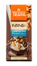Шоколад Trapa Intenso молочный с миндалем 175 г (DL17381)
