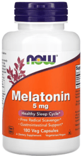 NOW Foods Melatonin 5 mg 180 veg caps