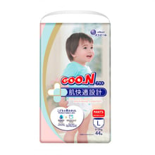 Трусики-подгузники Goo.N для детей 9-14 кг (размер L, унисекс, 44 шт)