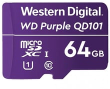 WD 64GB microSDXC UHS-I Class 10 QD101 Purple (WDD064G1P0C WDC)