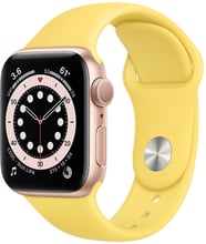 Apple Watch Series 6 40mm GPS Gold Aluminum Case with Ginger Sport Band
