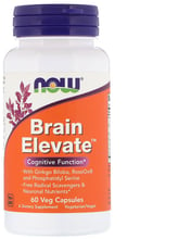 Now Foods Brain Elevate, 60 Veg Capsules (NOW-03303)