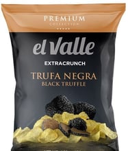 Чипсы картофельные El Valle Trufa Negra Premium Collection со вкусом черного трюфеля 45 г (8437001210855)