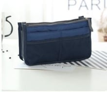 Многофункциональный Органайзер в сумку Bag in Bag (Темно синий)