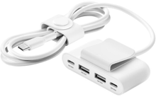 Belkin Adapter USB-C to 2хUSB-C+2хUSB White (BUZ001BT2MWHB7)