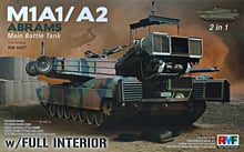 Американский танк M1A1/A2 Abrams с полным интерьером