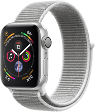 Apple Watch Series 4 40mm GPS Silver Aluminum Case with Seashell Sport Loop (MU652)