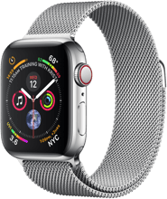 Apple Watch Series 4 40mm GPS+LTE Stainless Steel Case with Milanese Loop (MTUM2)