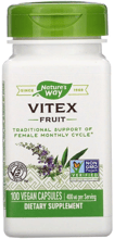 Nature's Way, Vitex Fruit, 400 mg, 100 Capsules (NWY-11750)