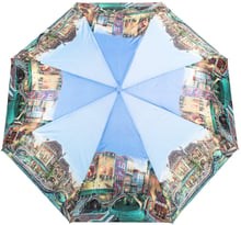 Зонт женский автомат Magic Rain голубой (ZMR7251-16)