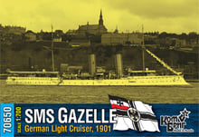 Немецкий легкий крейсер COMBRIG Газель 1901