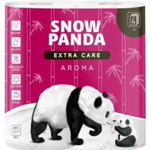 Туалетная бумага Сніжна панда EXTRA CARE 4шт Aroma 4 слоя