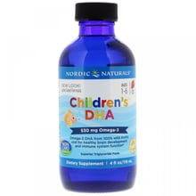 Nordic Naturals Children's DHA 530 mg 4 fl oz (119 ml) Strawberry Рыбий жир (жидкий) для детей со вкусом клубники
