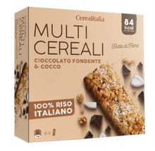 Батончик Cerealitalia мультизерновой Day By Day шоколад и кокос с витаминами и минералами 126 г (8010121021350)