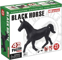 Объемный пазл 4D Master "Черная лошадь" (26481)