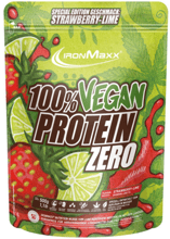 IronMaxx 100 % Vegan Protein Zero 500 g / 16 servings / Клубника- лайм