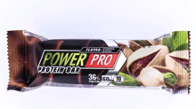 Power Pro Протеїнові батончики Nutella 36% 20 x 60 g Фісташкове праліне