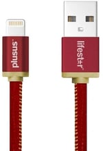 PlusUs USB Cable to Lightning LifeStar 1m Ruby Sunset (LST2005100)