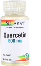 Solaray, Quercetin, 500 mg, 90 VegCaps (SOR-44685)
