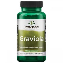 Swanson Graviola 530 mg Гравиола 60 капсул