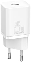 Baseus USB-C Wall Charger Super Si 25W White (CCSP020102)
