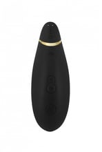 Womanizer Premium Вакуумный стимулятор, 15.5x5 см, черный с золотым