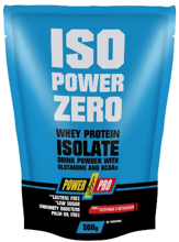 Power Pro Iso Power Zero 500 g / 20 servings / strawberries with cream