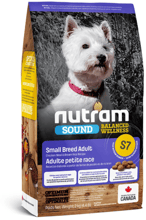 Сухой корм Nutram Sound BW для собак малых пород с курицей и коричневым рисом 20 кг (S7_(20kg))