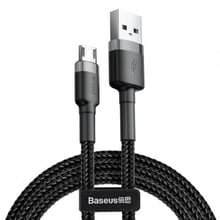 Baseus USB Cable to microUSB Cafule 2m Black (CAMKLF-CG1)