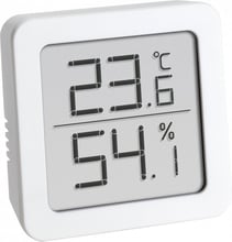 Термогигрометр цифровой TFA, белый, 61x24x61 мм