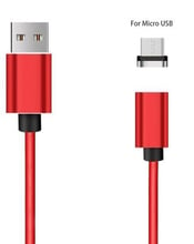 XOKO USB Cable to microUSB Magneto Leather 1m Red (SC-365m MGNT-RD)