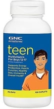 GNC Teen Multivitamin For Boys 12-17 120 caps