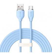 Baseus USB Cable to USB-C Jelly Liquid Silica Gel 100W 2m Blue (CAGD010103)