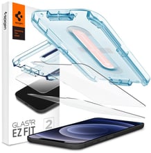 Spigen Tempered Glass Protector EZ FIT GLAS.tR SLIM 2 Pack (AGL01811) for iPhone 12 mini
