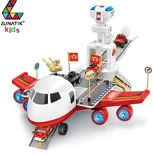 Игровой набор Lunatik Kids Самолет трансформер Пожарный (LNK-FLF5673)