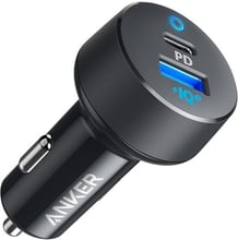 ANKER Car Charger USB+USB-C PowerDrive PD+ 20W+15W Black (A2732H11/A2732GF1)