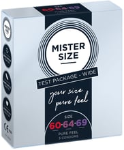 Презервативы Mister Size Testbox 60-64-69 (3 pcs)