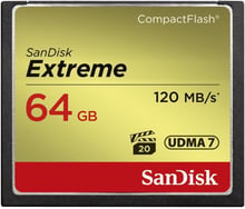 SanDisk 64GB CompactFlash Extreme (SDCFXSB-064G-G46)