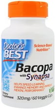Doctor's Best Bacopa With Synapsa 320 mg Бакопа 60 капсул