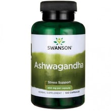 Swanson Ashwagandha 450 mg Экстракт корня ашвагандха 100 капсул
