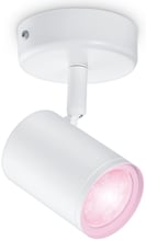 Умный накладной точечный светильник WiZ IMAGEO Spots 1х5W 2200-6500K RGB Wi-Fi белый