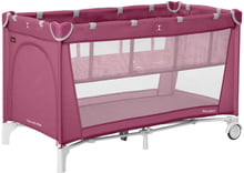 Манеж-кровать Carrello Piccolo+ с двумя уровнями дна жесткое дно (CRL-11501/2 Orchid Purple)