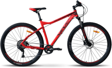 Велосипед VNC 2023' 29" MontRider A9 V1A9-2951-RB 51см (0349) red (shiny)/black (matt)