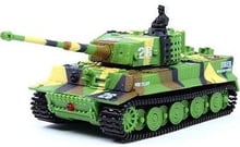 Танк микро р/у (1:72) Great Wall Toys Tiger со звуком (хаки зеленый) (GWT2117-1)