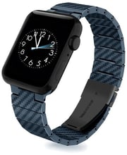 COTEetCI W76 Carbon Fiber Pattern Strap Blue (22008-BL) for Apple Watch 42/44/45/49mm