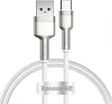 Baseus USB Cable to USB-C Cafule Metal Data 66W 2m White (CAKF000202)