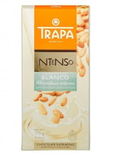 Шоколад белый Trapa Intenso с цельным миндалем 175г