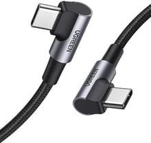 Ugreen Both Angled USB-C to USB-C 3A 1m Grey/Black (70529)