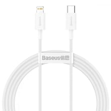 Baseus Cable USB-C to Lightning Superior Series Fast Charging PD 20W 1.5m White (CATLYS-B02)