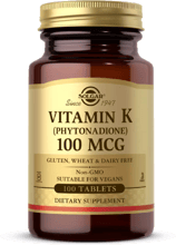 Solgar Vitamin K 100 mcg Солгар Витамин К 100 таблеток